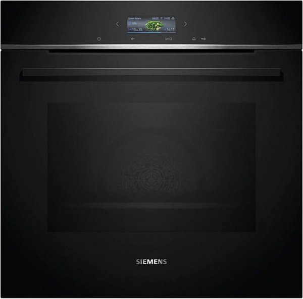 Siemens HB774G1B1 Backofen, 71 Liter Volumen, EEK: A, EEK: A+, 13 Beheizungsarten, Schwarz