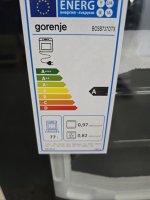 Gorenje BOSB737OTX Backofen , EEK: A, AirFry sowie Pizza funktion, Inkl. Teleskopauszug