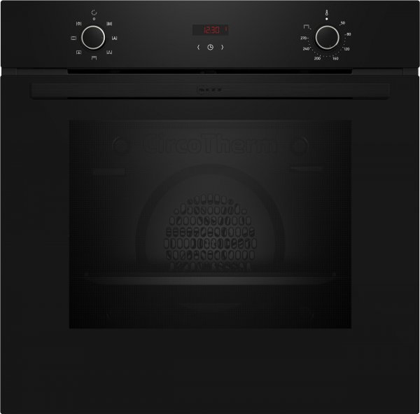 Neff Einbaubackofen N 30 B1CCC0AK3 Autark, Schwarz, LED-Display, EEK: A+, CircoTherm