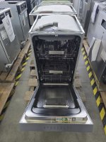 Bauknecht Unterbaugeschirrspüler BSUO 3O21 PF X (2), EEK: E, Silberfarben, 45 cm, PowerClean