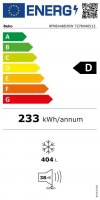 Beko RFNE448E45W Freistehender Gefrierschrank, 404 Liter...