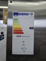 Siemens GS36NVIEP Freistehender Gefrierschrank, 242 Liter Volumen, EEK: E, Nutzinhalt: 242 Liter, No Frost – nie wieder abtauen!, Silberfarben