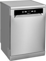 Bauknecht Standgeschirrspüler OBFC Ecosilent 8650, Freistehender Geschirrspüler, EEK: B, Silberfarben, ActiveDry – automatisches Türöffnungssystem für perfekt getrocknetes Geschirr