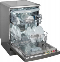 Privileg P0F ECO D541 S Freistehender Geschirrspüler, EEK: C, Luftschallemission: 41 dB(A), Fast&Clean 28’ – das effektive Reinigungsprogramm unter 28 Minuten, Silberfarben