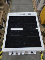 Bauknecht B5V5KMW Freistehender Herd, EEK: A, Weiß, Hydrolyse-Reinigungsfunktion, EEK: A, Garraumvolumen 60 Liter