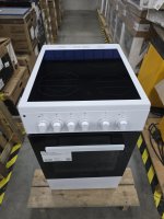 Bauknecht B5V5KMW Freistehender Herd, EEK: A, Weiß, Hydrolyse-Reinigungsfunktion, EEK: A, Garraumvolumen 60 Liter