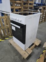 Bauknecht B5V5KMW Freistehender Herd, EEK: A, Weiß, Hydrolyse-Reinigungsfunktion, EEK: A, Garraumvolumen 60 Liter