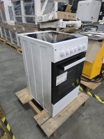 Bauknecht B5V5KMW Freistehender Herd, EEK: A, Weiß, Hydrolyse-Reinigungsfunktion, EEK: A, Garraumvolumen 60 Liter