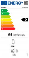 Gorenje R619DAXL6 Freistehender Kühlschrank, 398...