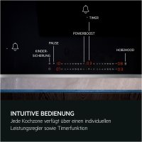 AEG Induktions-Kochfeld Serie 6000 TO64IC00XB, Induktion...