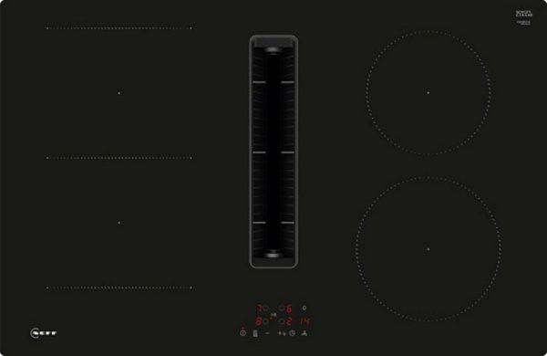 Neff V58NBS1L0 Kochmulde Induktion Autark, EEK: B, Schwarz, mit einfacher Touch Control Bedienung, EEK: B, CombiZone, TouchControl
