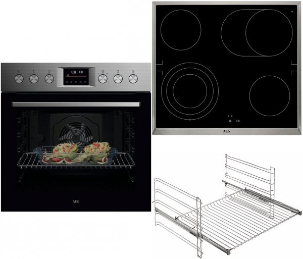 AEG Serie 5000 HH24HSPM Herdset A++ Pyrolyse selbstreinigung MaxiKlasse , touchControl