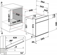 Bauknecht Heko Tango Herdset, EEK: A+, Pyrolyse, Umluft, 2-fach-Teleskopauszug, Multi-Level-Kochen, 2fach Teleskopauszüge