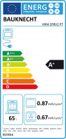Bauknecht Heko Tango Herdset, EEK: A+, Pyrolyse, Umluft,...