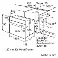 Bosch Elektro-Herd-Set HND231AS62, EEK: A, SCHOTT CERAN, Reinigungssystem: Eco Clean Direct, Teleskopauszug nachrüstbar