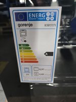 Gorenje Pacific Herd Set Herdset, 77 Liter Volumen, EEK: A, EEK A (A+++ bis D), 12 Beheizungsarten, Silberfarben