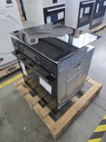 Gorenje Induktions Herd-Set Pacific Induktion 2021, Pizzafunktion mit 300 °C – perfekt für Pizza, Focaccia und mehr!, EEK: A, BigSpace - 77 Liter Volumen