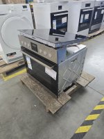 Privileg SET PV510 IN Herdset, 65 Liter Volumen, EEK: A, EEK A (A+++ bis D), 1fach Backauszug: bequemes Platzieren & Rausholen der Speisen, Silberfarben