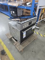 Privileg SET PV510 IN Herdset, 65 Liter Volumen, EEK: A, EEK A (A+++ bis D), 1fach Backauszug: bequemes Platzieren & Rausholen der Speisen, Silberfarben