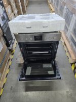 Privileg SET PV510 IN Herdset, 65 Liter Volumen, EEK: A, EEK A (A+++ bis D), 1fach Backauszug: bequemes Platzieren & Rausholen der Speisen, Silberfarben