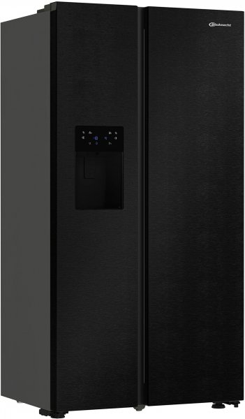 Bauknecht SBS IW E90 Black Side by side Kühlschrank, Rauminhalt gesamt: 578 Liter, EEK: E, Dual Cool Total NoFrost