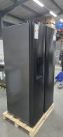 Bauknecht SBS IW E90 Black Side by side Kühlschrank, Rauminhalt gesamt: 578 Liter, EEK: E, Dual Cool Total NoFrost