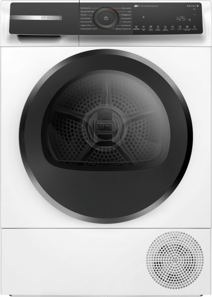 Bosch Wärmepumpentrockner Serie 6 WQH245B40, 9 kg, EEK: C, Weiß, Auto Dry & Smart Dry, Selbstreinigender Kondensator: hält den Kondensator frei von Flusen und sorgt für optimale Energieeffizienz.