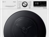 LG Wärmepumpentrockner Vivace RT90V9W, 9 kg, EEK: C, Weiß, 62 dB(A), Automatisch selbstreinigender Kondensator, Sensor Dry, Allergy Care