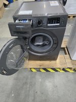 Samsung WD8ETA049BX Waschtrockner, SchaumAktiv-Technologie, AirWash, SchaumAktiv, Schwarz, EEK: C / E, 8 Kg und 5 Kg