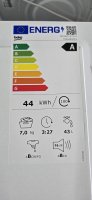 Beko BM3WFU3741X Waschvollautomat Frontlader, EEK: A, Waschen mit EnergySpin: Bis zu 35 % Energie sparen – nicht nur in Eco, 7 kg, 76 dB(A)