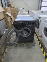 Samsung Waschmaschine WW5000C WW81CGC04AAB/EG, EEK: A, Schwarz, 8 Kg, 1400 U/Min, 72 dB(A), Pflegetrommel, Hygiene-Dampfprogramm