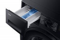 Samsung Waschmaschine WW5000C WW81CGC04AAB/EG, EEK: A, Schwarz, 8 Kg, 1400 U/Min, 72 dB(A), Pflegetrommel, Hygiene-Dampfprogramm