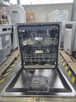 GRUNDIG GNSP4510XCW Geschirrspüler teilintegrierbar, 598 mm breit, 42 dB (A), EEK: A, SMART, Besteckschublade