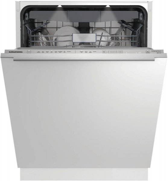 Grundig GNVP4610C Geschirrspüler, vollintegrierbar, 598 mm breit, 44 dB (A), EEK: A, CornerWash - innovative Technologie, DoorMatic, WaterProtect+