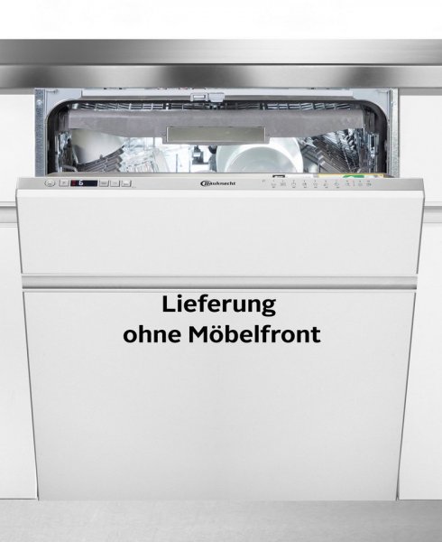 BAUKNECHT vollintegrierbarer Geschirrspüler OBIC Ecosilent 9760, 9,5 l, 14 Maßgedecke, ActiveDry - automatisches Türöffnungssystem