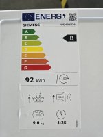 SIEMENS Wärmepumpentrockner iQ700 WQ46B2D41, Leisester Siemens Trockner mit 56 dB, Selbstreinigender Kondensator, EEK: B nur 92 kWh/100