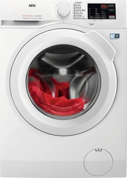 AEG Waschmaschine 6000 ProSense® L6FA48FL, 8 kg, 1400 U/min, Anti-Allergie-Programm: Entfernt zuverlässig Viren und Bakterien