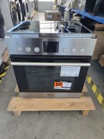 BAUKNECHT Elektro-Herd-Set Heko Tango, mit 2-fach-Teleskopauszug, Pyrolyse-Selbstreinigung, Pizzafunktion – knusprig und köstlich wie frisch aus dem Steinofen