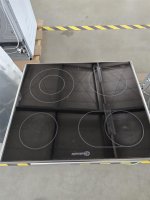 BAUKNECHT Elektro-Herd-Set Heko Swing, mit 2-fach-Teleskopauszug, Hydrolyse, Bräterzone – Zuschaltbare Fläche für großes Koch- und Bratgeschirr