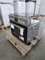 BAUKNECHT Elektro-Herd-Set Heko Lambada, mit 2-fach-Teleskopauszug, Hydrolyse, PowerHeißluft – Kochen, Backen und Braten ganz ohne Vorheizen
