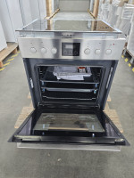 BAUKNECHT Elektro-Herd-Set Heko Lambada, mit 2-fach-Teleskopauszug, Hydrolyse, PowerHeißluft – Kochen, Backen und Braten ganz ohne Vorheizen