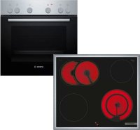 BOSCH Elektro-Herd-Set HND211AR62, mit Teleskopauszug...