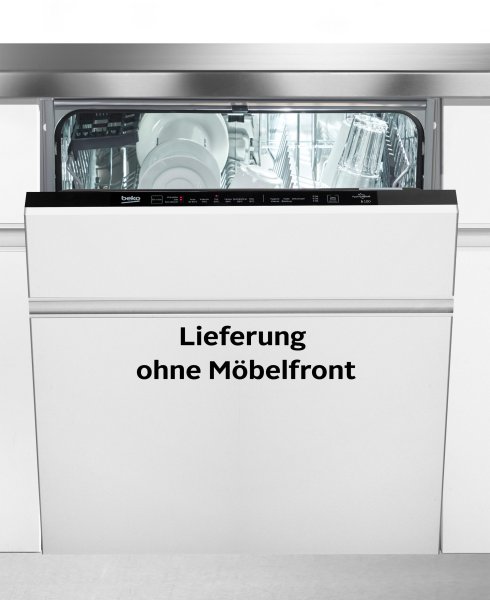 Beko BDIN16420 Geschirrspüler, EEK E, 598 mm breit, 49 dB, vollintegrierbar, Einbau-
