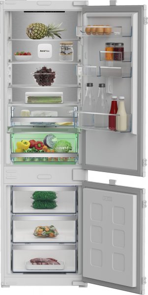 Beko B7BCNA295HS2 Kühl-/Gefrierkombination, EEK D, 5 cm, Einbaukühlgefrierkombination