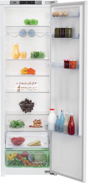 Beko BSSA315E4FN Kühlschrank, EEK E, 5 cm, 309 l, weiß, Einbau, 177, 5 cm hoch, Festtür