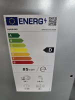 Samsung Einbau Geschirrspüler DW60CG552SSREG, teilintegrierbar (Besteckschublade, 598 mm breit, 44 dB (A), EEK: D)