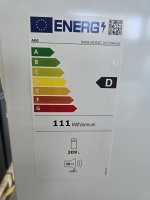 AEG SKE814D9ZC Einbaukühlschrank mit Innenbeleuchtung im Kühlraum: LED, mit Aufhellungseffekt,  140cm hoch, 209 liter Kühlen, Festtür-Technik