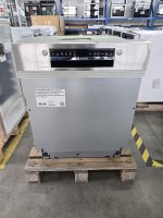 Bosch SMI4EVS09E Geschirrspüler, teilintegrierbarer Geschirrspüler Serie 4,14 Maßgedecke, Automatische Türöffnung für Effizienz, flexible Körbe & Schubladen