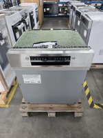 Bosch SMI4EVS09E Geschirrspüler, teilintegrierbarer Geschirrspüler Serie 4,14 Maßgedecke, Automatische Türöffnung für Effizienz, flexible Körbe & Schubladen