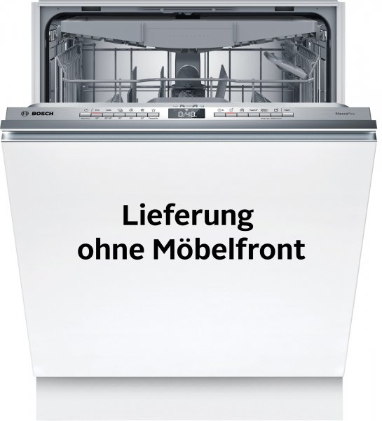 Bosch SMV4EVX09E Geschirrspüler, vollintegrierbarer Geschirrspüler Serie 4,14 Maßgedecke, Automatische Türöffnung für Effizienz, flexible Körbe & Schubladen
